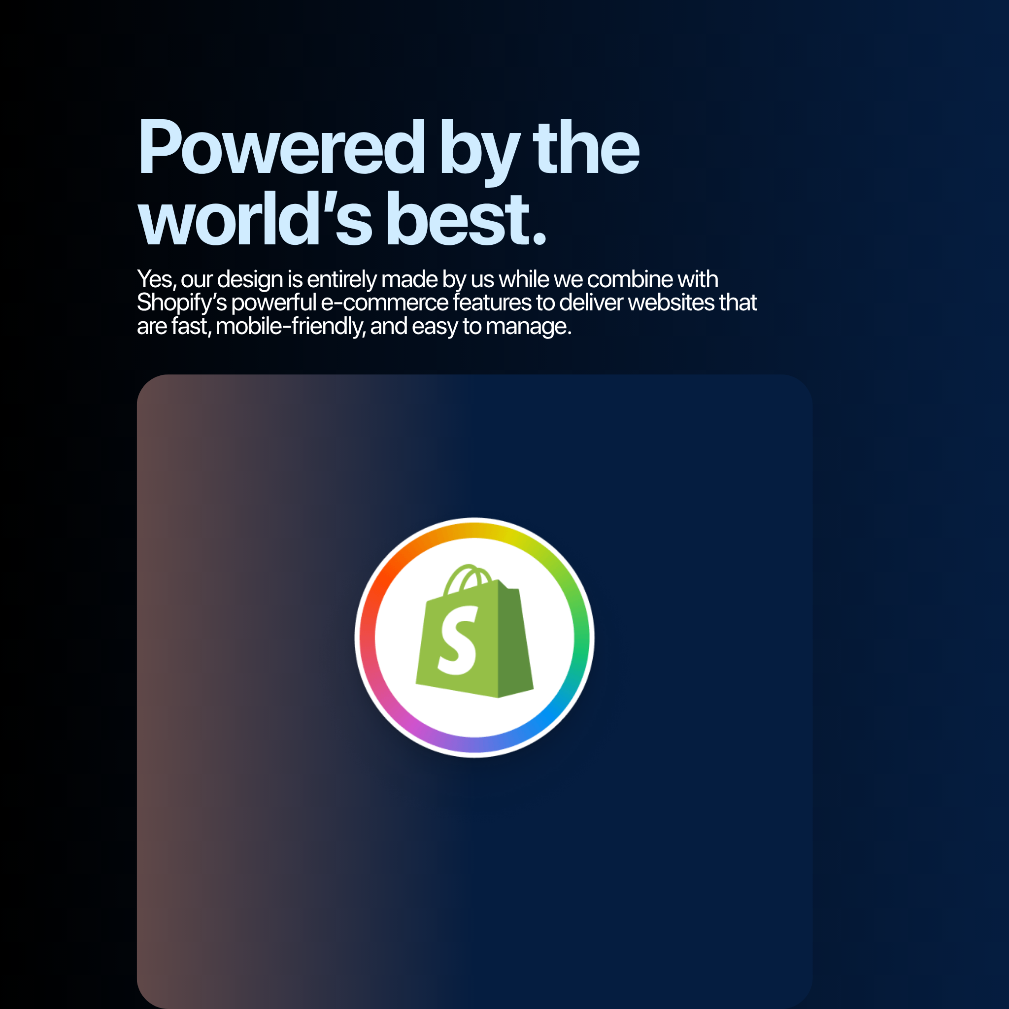 Website powered by Shopify and professionally managed by ORAMA